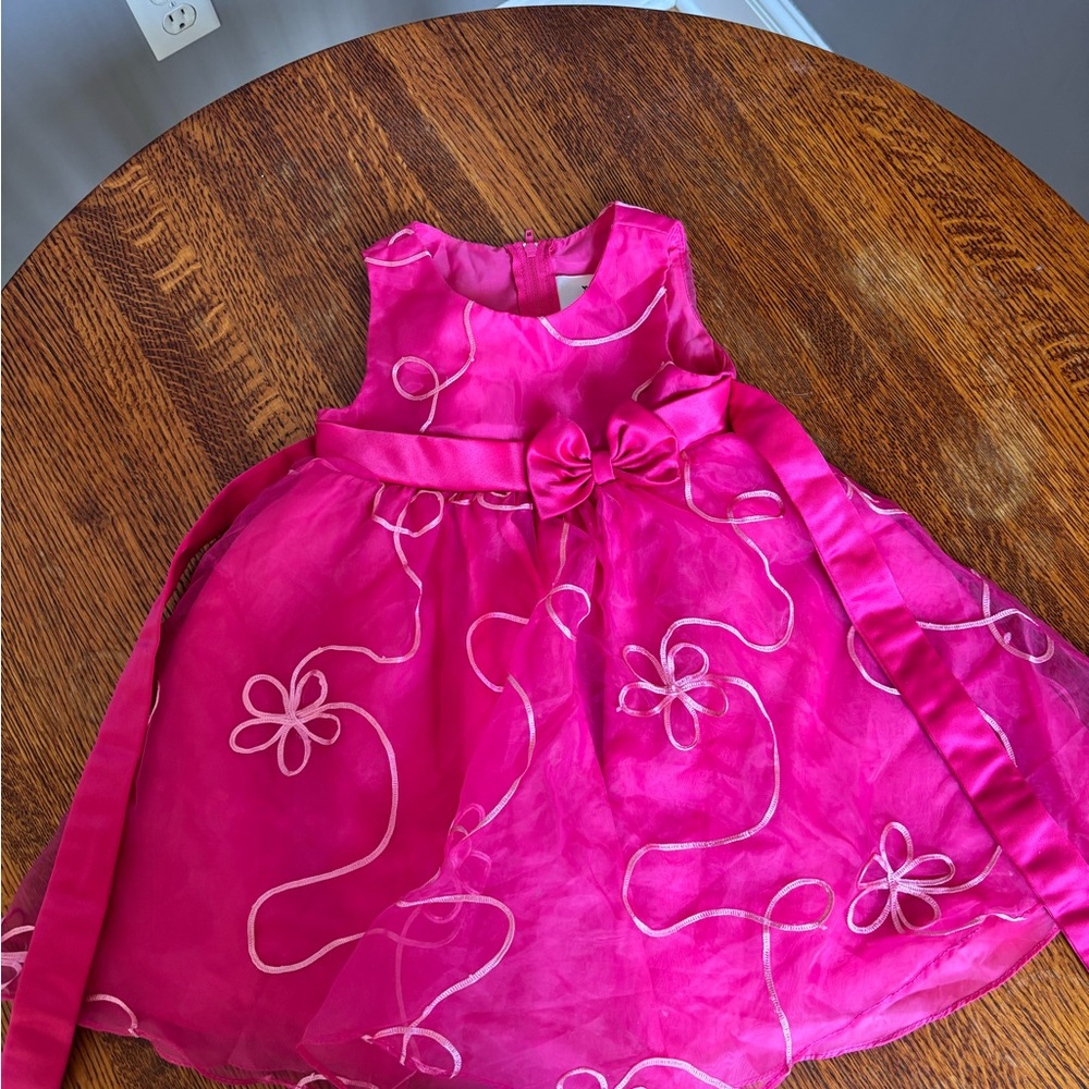 Rare Editions Vibrant Pink Dress